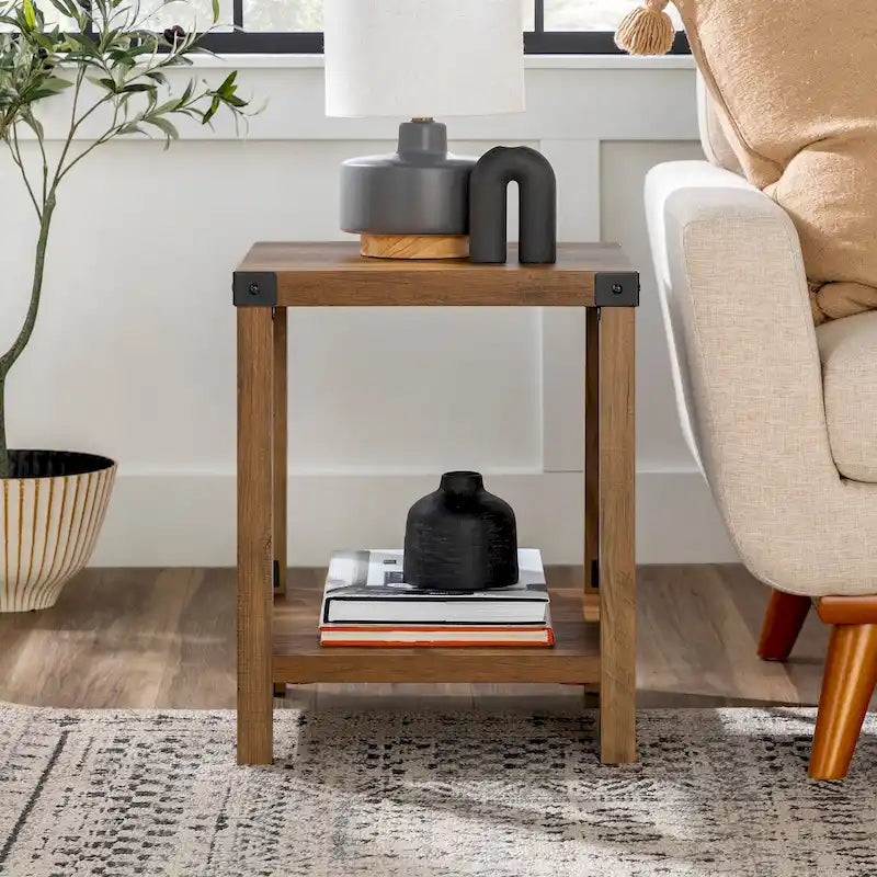 18-Inch X-Side Accent Table