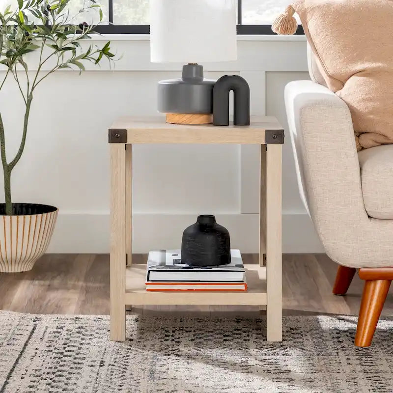 18-Inch X-Side Accent Table