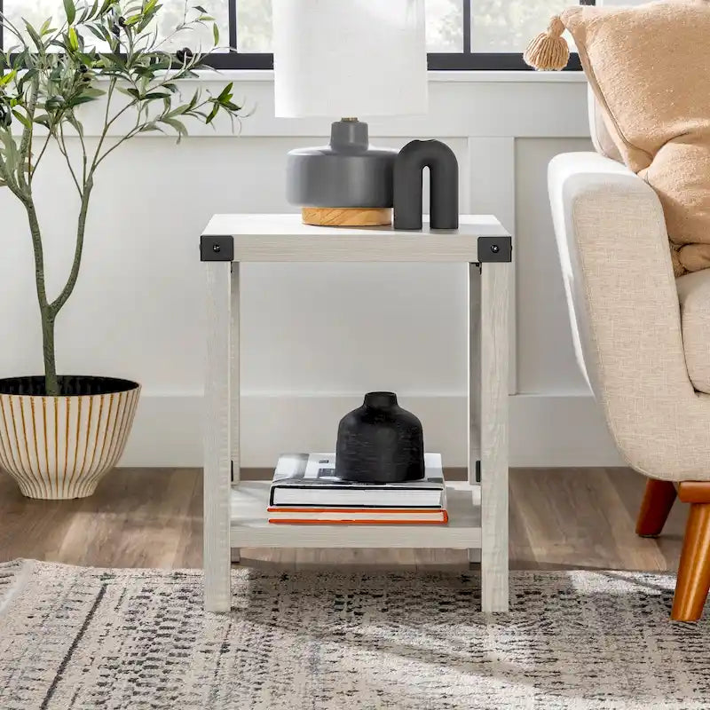 18-Inch X-Side Accent Table