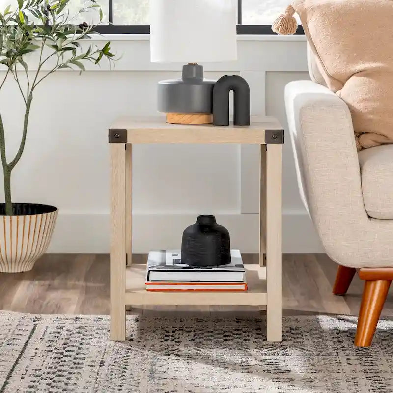 18-Inch X-Side Accent Table