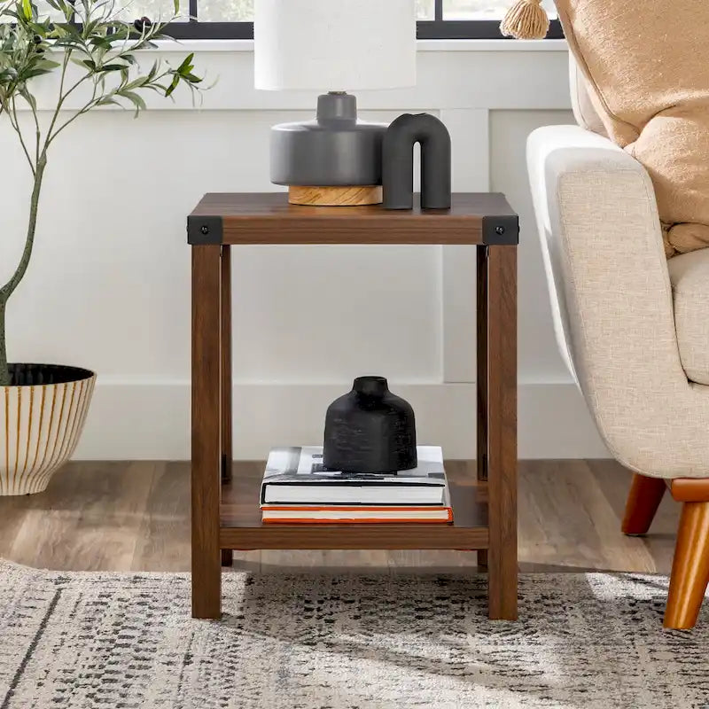 18-Inch X-Side Accent Table