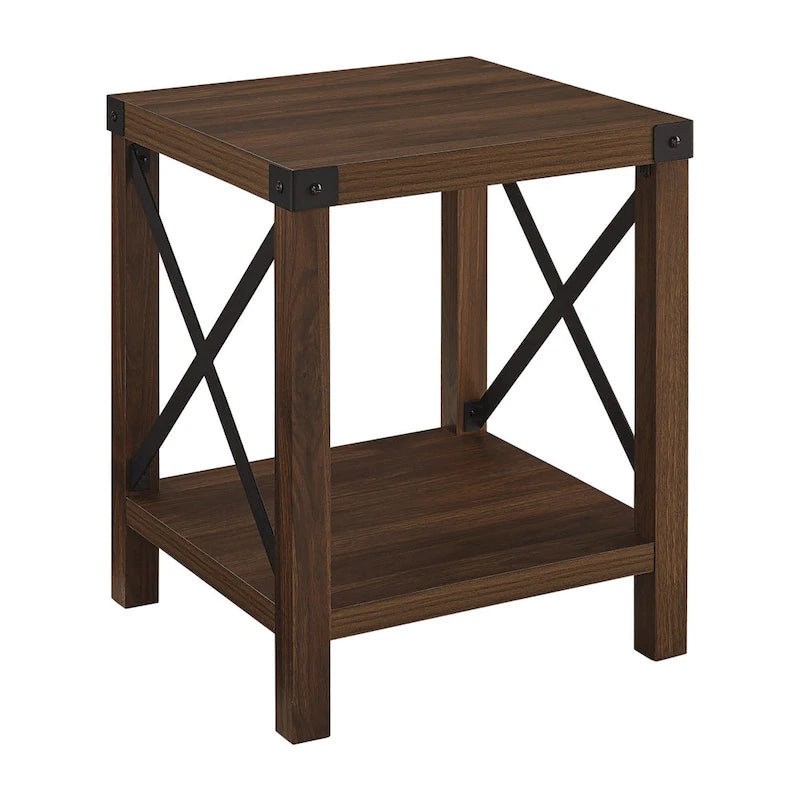 18-Inch X-Side Accent Table