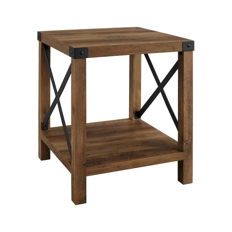 18-Inch X-Side Accent Table