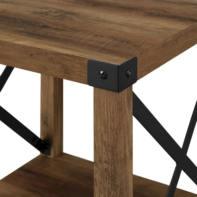 18-Inch X-Side Accent Table