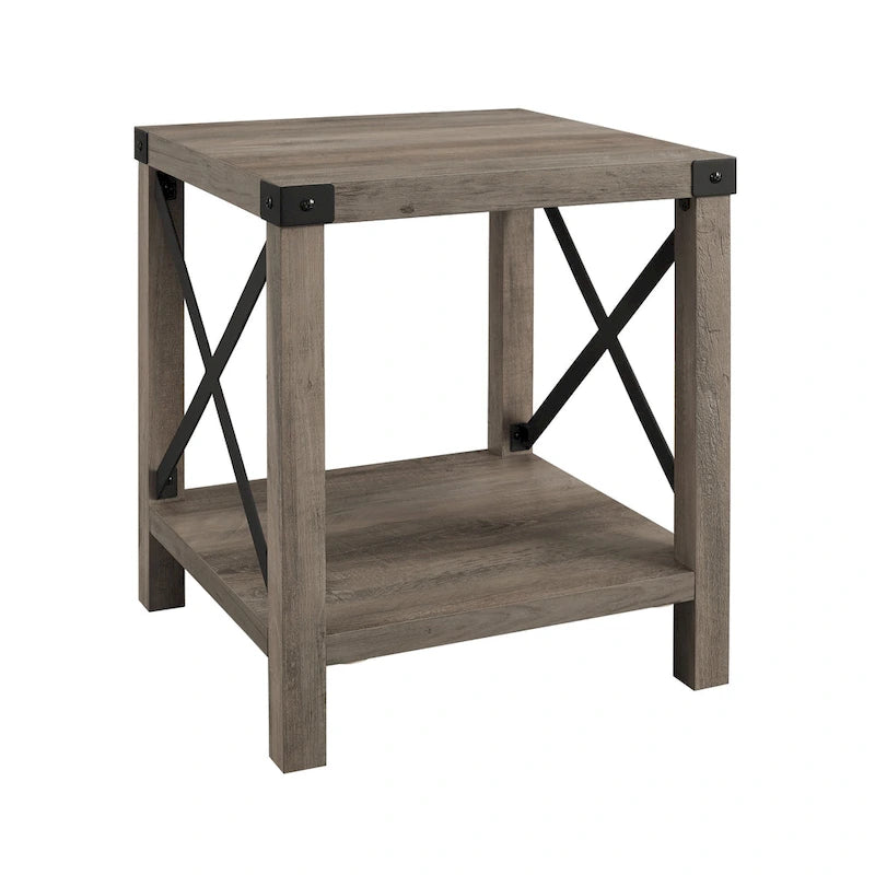 18-Inch X-Side Accent Table
