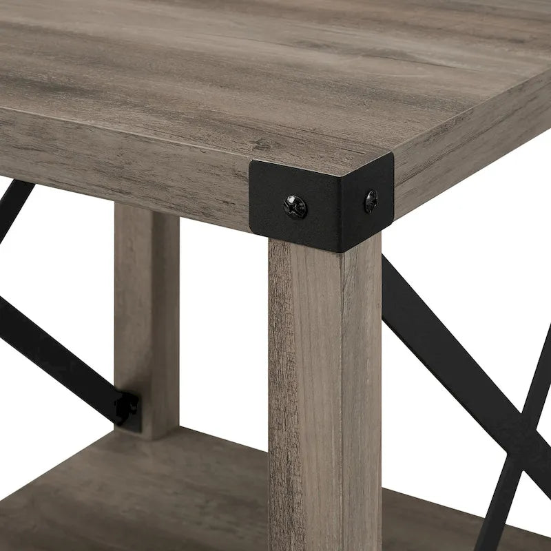 18-Inch X-Side Accent Table