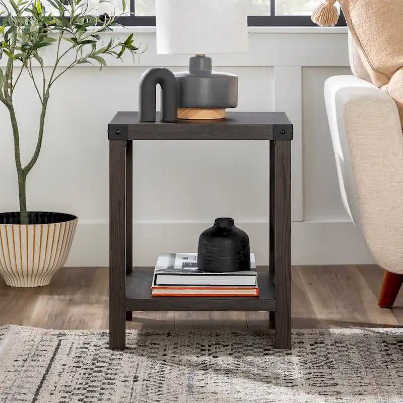 18-Inch X-Side Accent Table