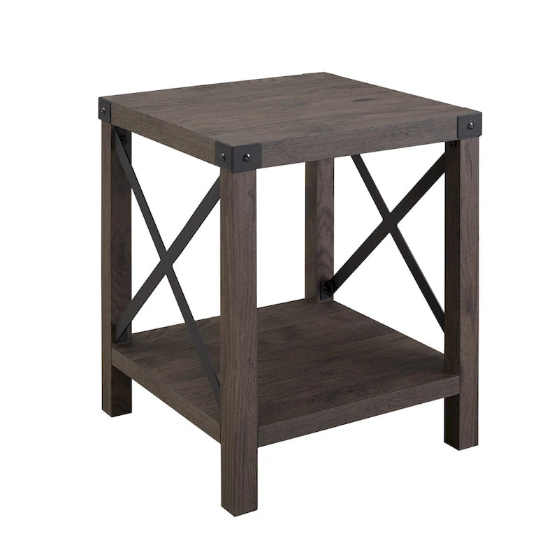 18-Inch X-Side Accent Table