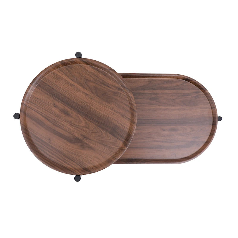 Mesa de apoio pequena em madeira