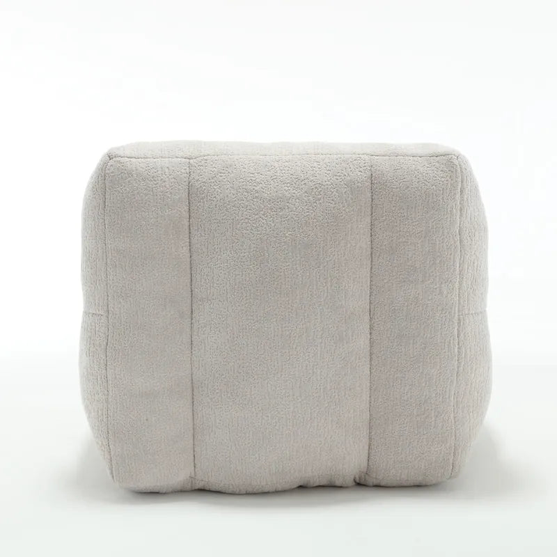 Super soft lazy sofa chair with memory foam and ottoman