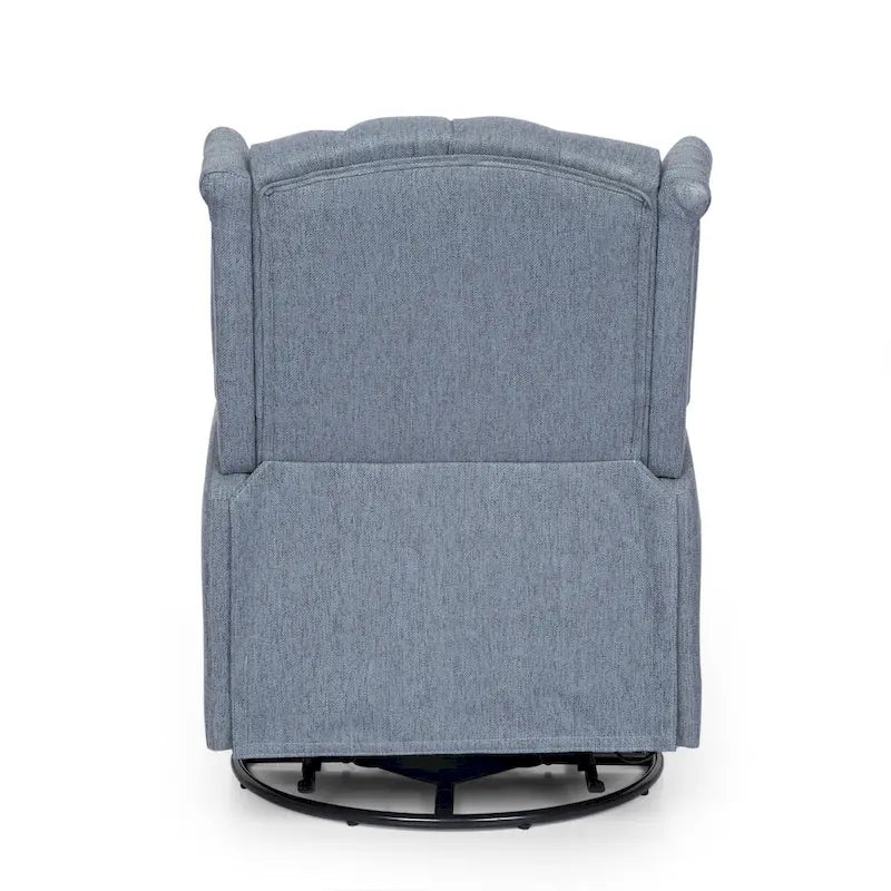 Manual Recliner Chair with 360-Degree Swivel, Relaxing Lounge Chair for Living Room