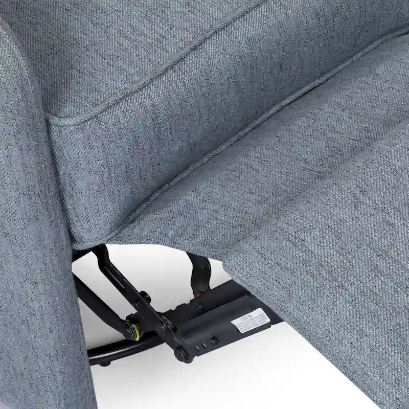 Manual Recliner Chair with 360-Degree Swivel, Relaxing Lounge Chair for Living Room