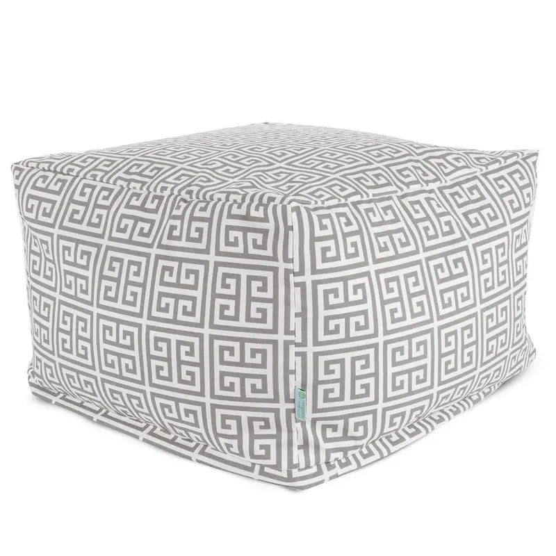 Indoor Outdoor Ottoman Pouf 27 in L x 27 in W x 17 in H