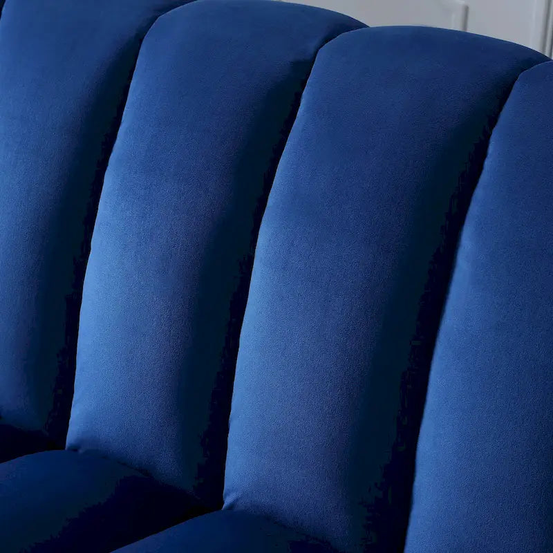 Wygodna welurowa rozkładana sofa z pojemnikiem do spania, 83.