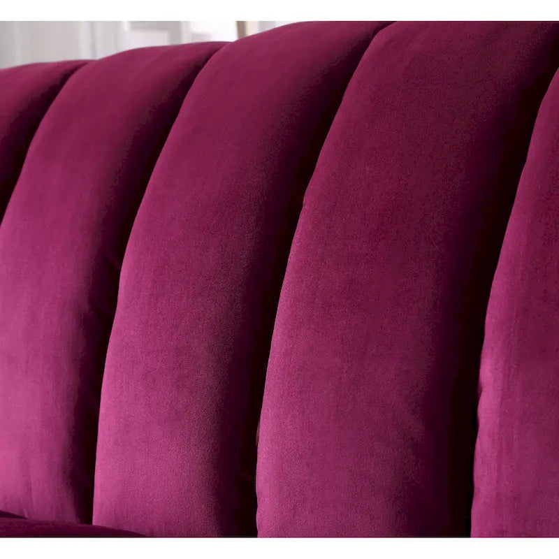 Wygodna welurowa rozkładana sofa z pojemnikiem do spania, 83.