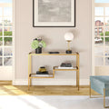 Console Table Brass Finish