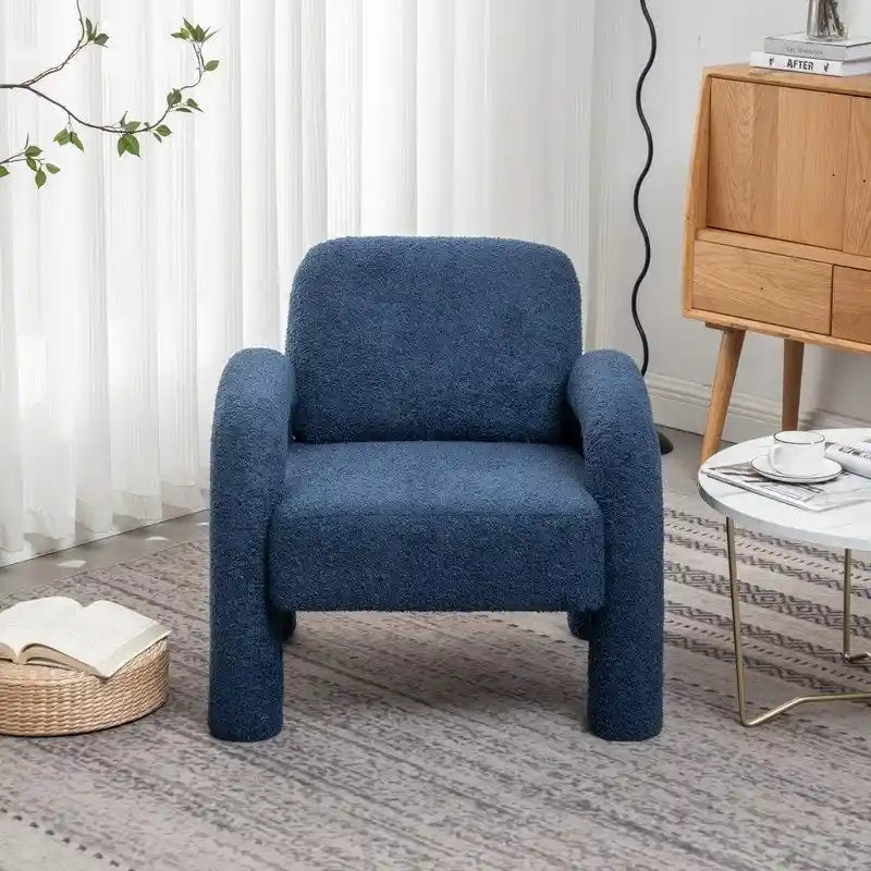 Modern Unique Design Upholstered Accent Chair for Living Room