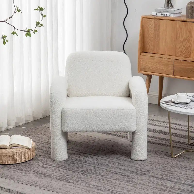 Modern Unique Design Upholstered Accent Chair for Living Room