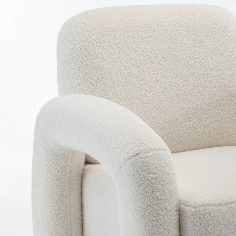 Poltrona d'accento imbottita dal design moderno e unico per il soggiorno