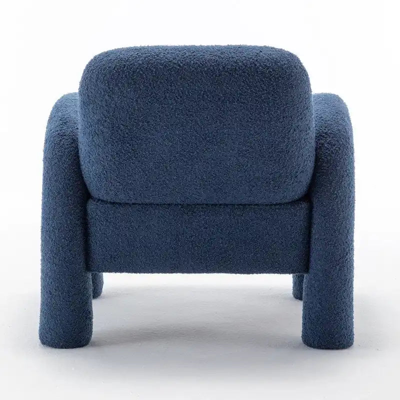 Poltrona d'accento imbottita dal design moderno e unico per il soggiorno
