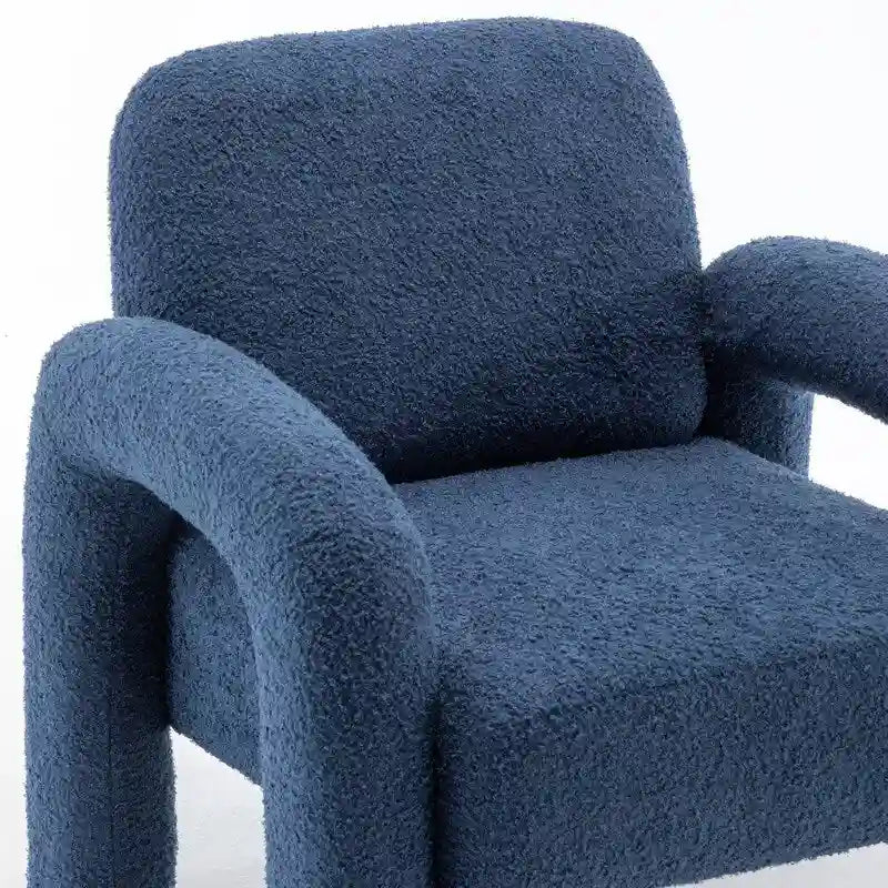 Poltrona d'accento imbottita dal design moderno e unico per il soggiorno