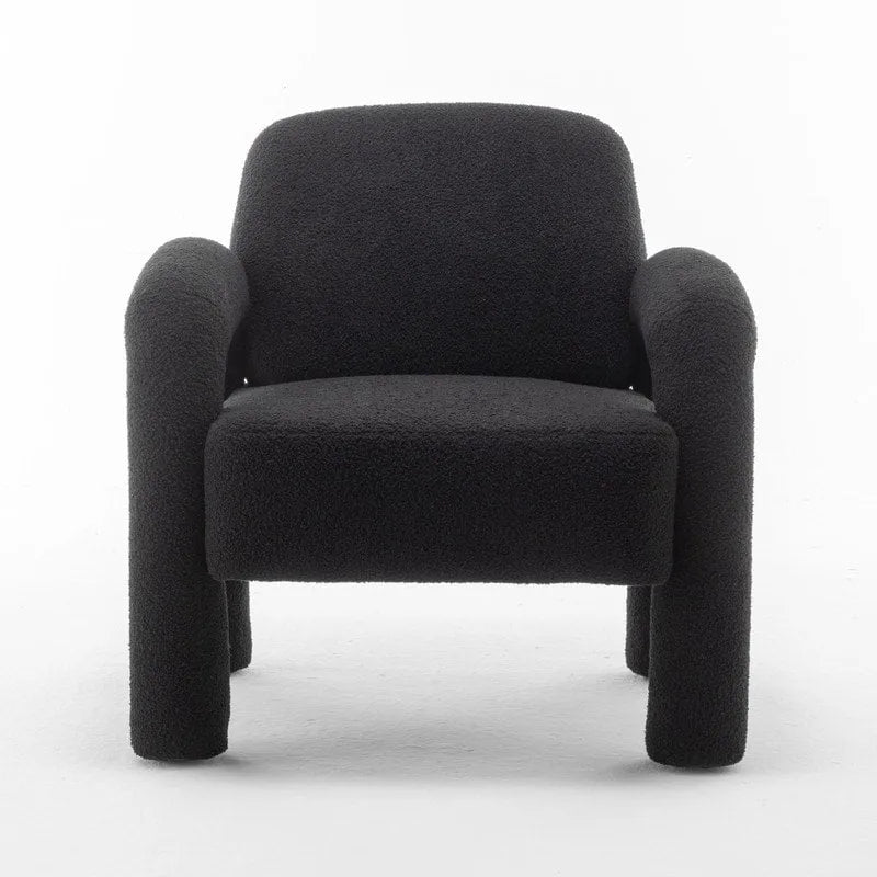 Poltrona d'accento imbottita dal design moderno e unico per il soggiorno