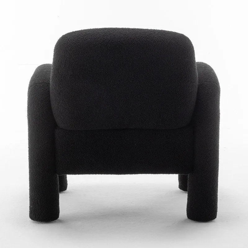 Poltrona d'accento imbottita dal design moderno e unico per il soggiorno