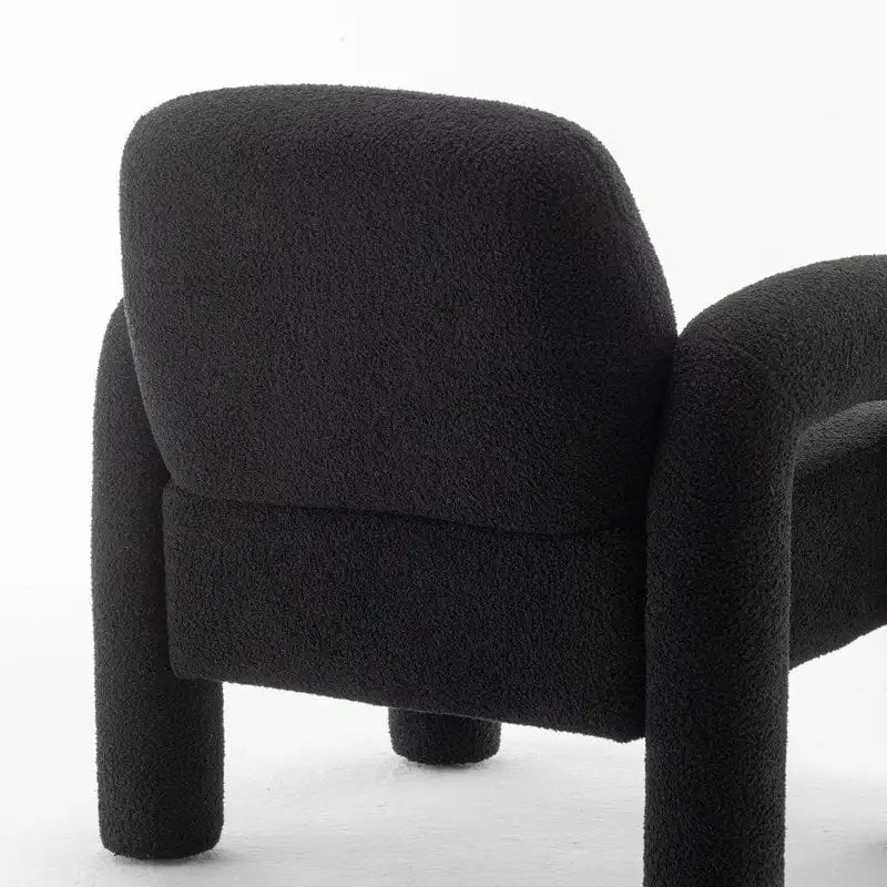 Poltrona d'accento imbottita dal design moderno e unico per il soggiorno