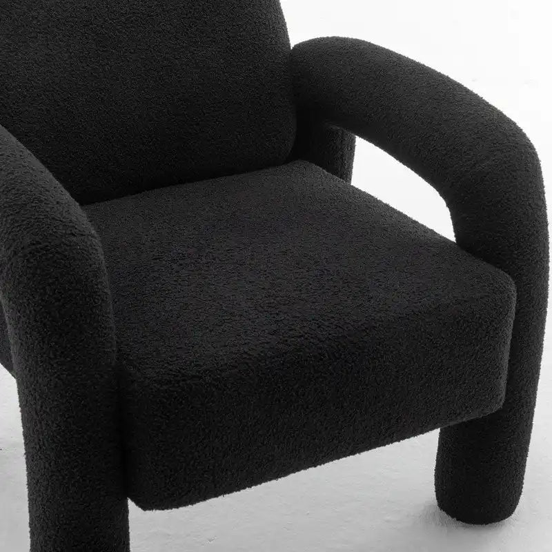 Poltrona d'accento imbottita dal design moderno e unico per il soggiorno