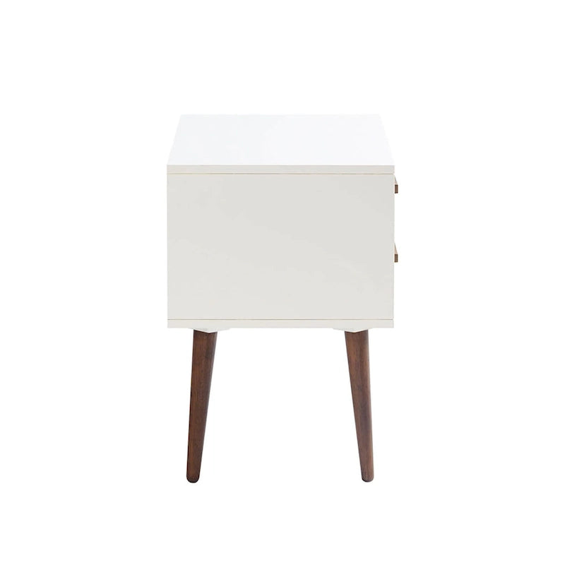 Nachttisch im Mid-Century-Stil mit Stauraum