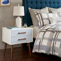 Nachttisch im Mid-Century-Stil mit Stauraum