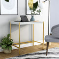 Belzie Modern 30-inch Steel Computer Desk with USB Ports by Furniture of America
