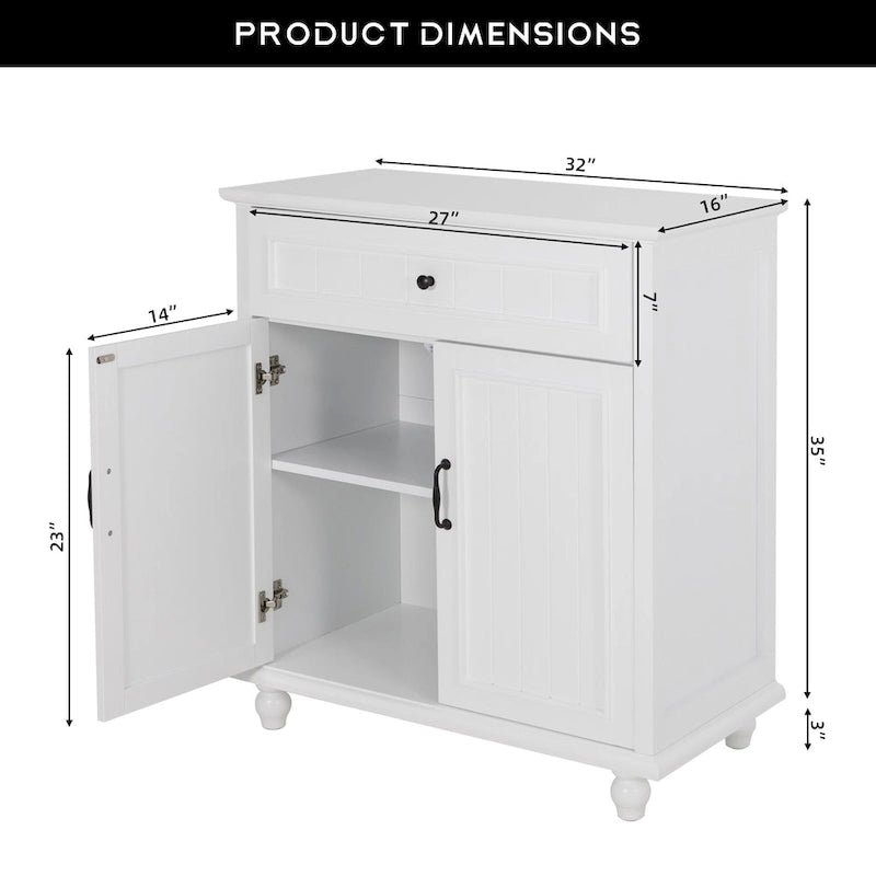 Buffet, meuble de rangement de cuisine avec tiroirs et portes, table console