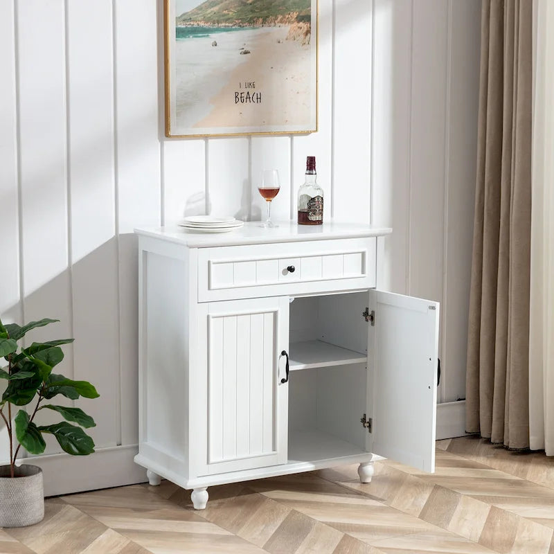 Buffet, meuble de rangement de cuisine avec tiroirs et portes, table console