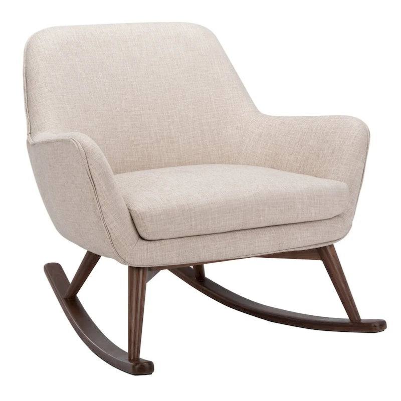 Schaukelstuhl im Mid-Century-Stil - 32Wx37Dx32H