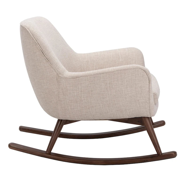 Schaukelstuhl im Mid-Century-Stil - 32Wx37Dx32H