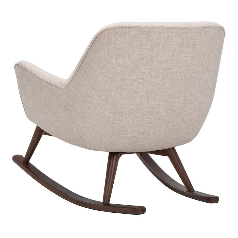 Schaukelstuhl im Mid-Century-Stil - 32Wx37Dx32H