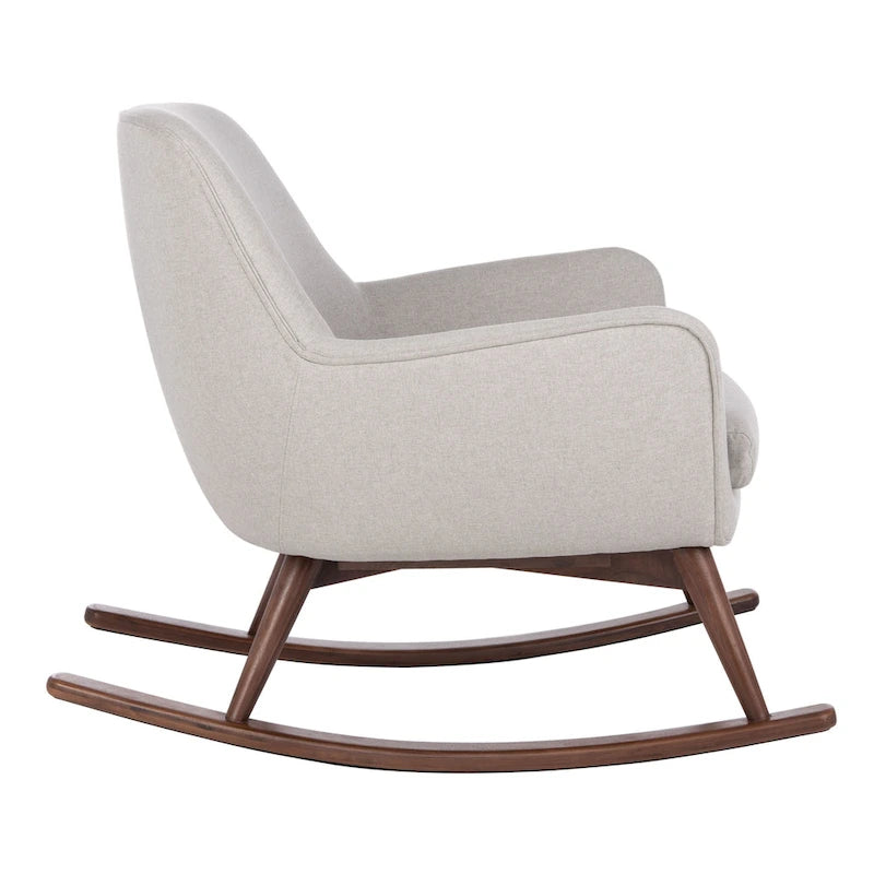 Schaukelstuhl im Mid-Century-Stil - 32Wx37Dx32H