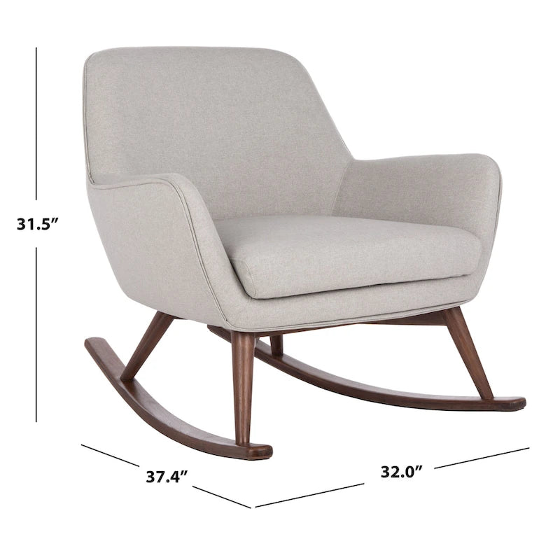 Schaukelstuhl im Mid-Century-Stil - 32Wx37Dx32H
