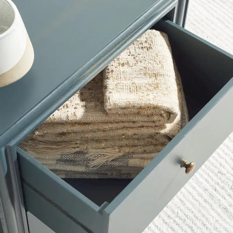 2-Drawer Storage Nightstand Table - 22Wx22Dx26H