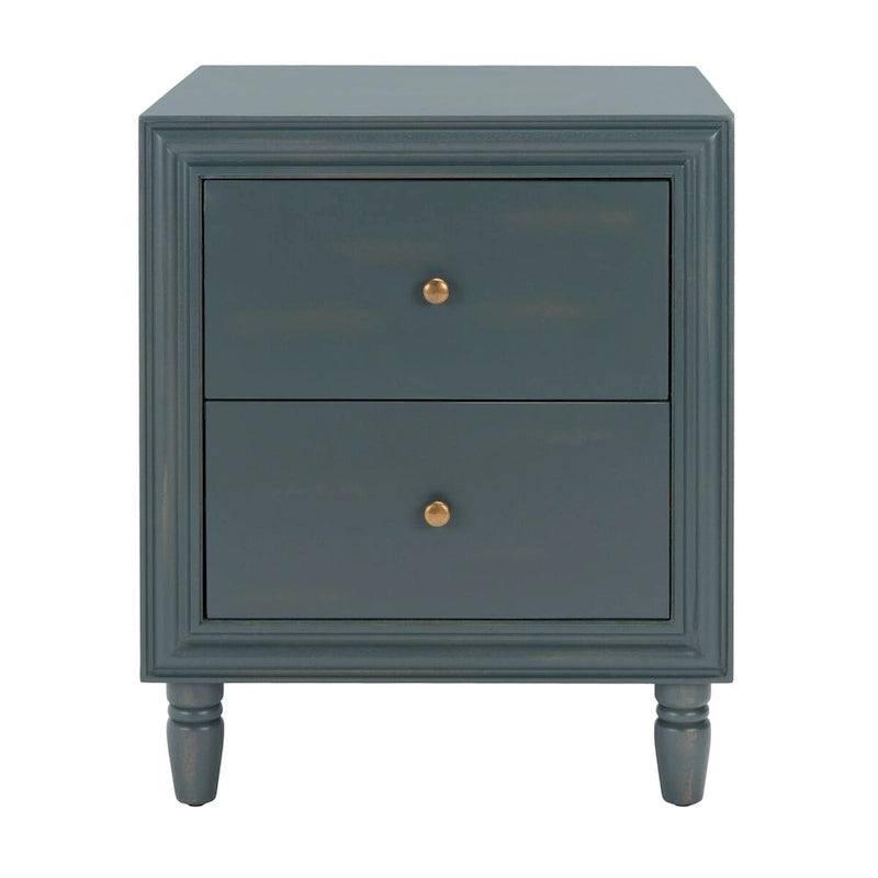 2-Drawer Storage Nightstand Table - 22Wx22Dx26H