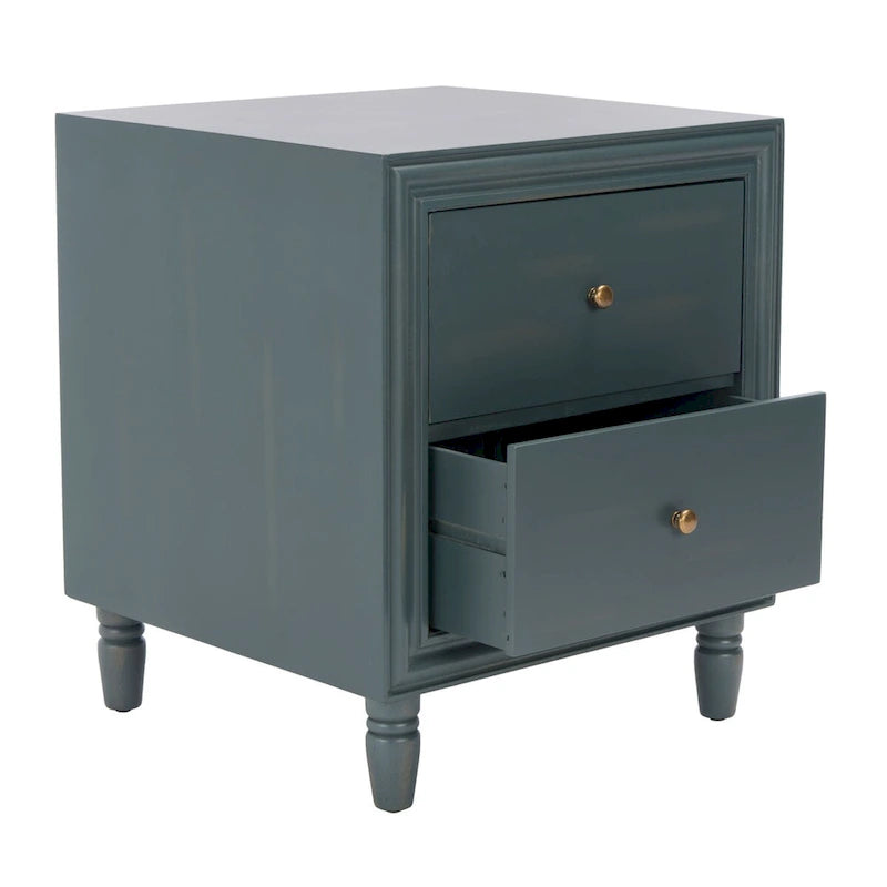 2-Drawer Storage Nightstand Table - 22Wx22Dx26H