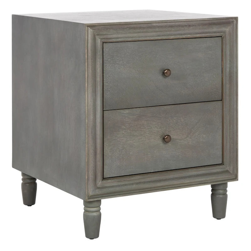 2-Drawer Storage Nightstand Table - 22Wx22Dx26H