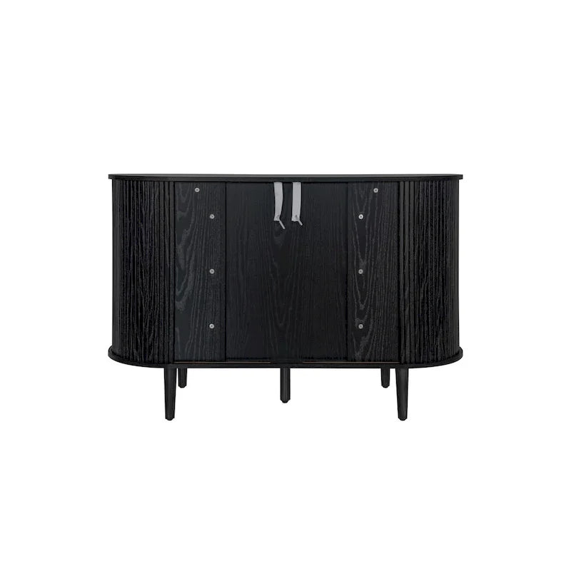 Accent Cabinet with Smoothly Sliding Tambour Doors