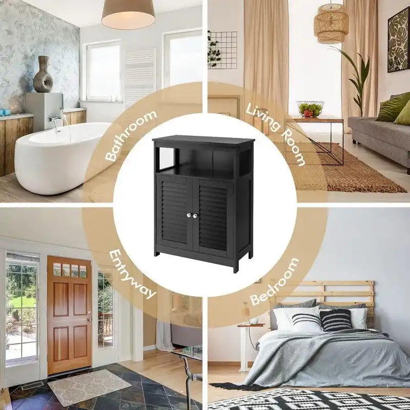 Bathroom Storage Cabinet - 12D x 23.5W x 31.5H